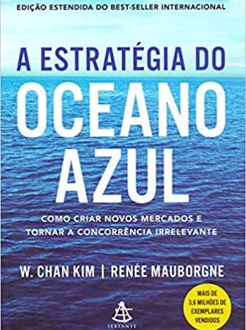 Capa de livro de marketing digital: A Estratégia do Oceano Azul